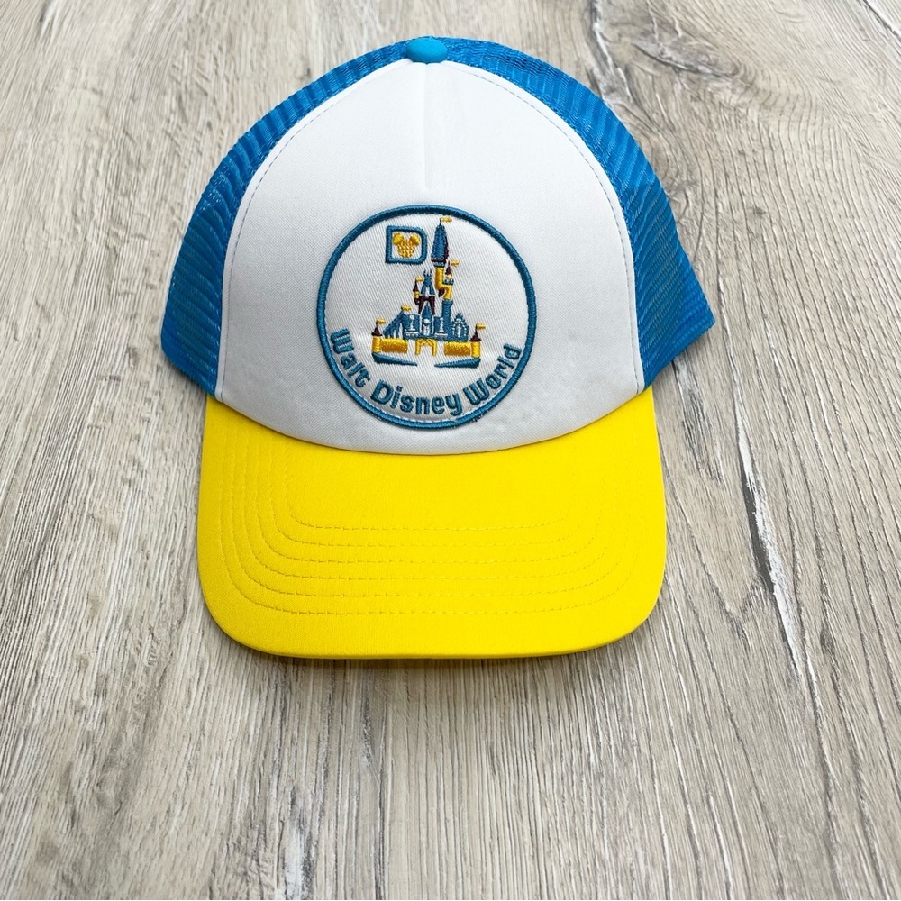 Disney Blue and Yellow Hat with White Front